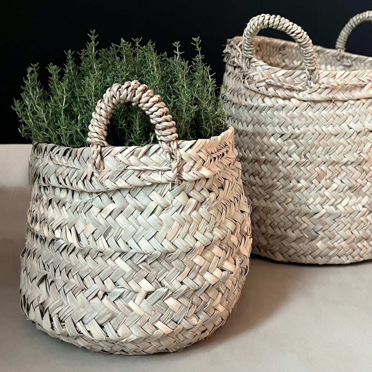 Kleiner Korb - Palm Leaves