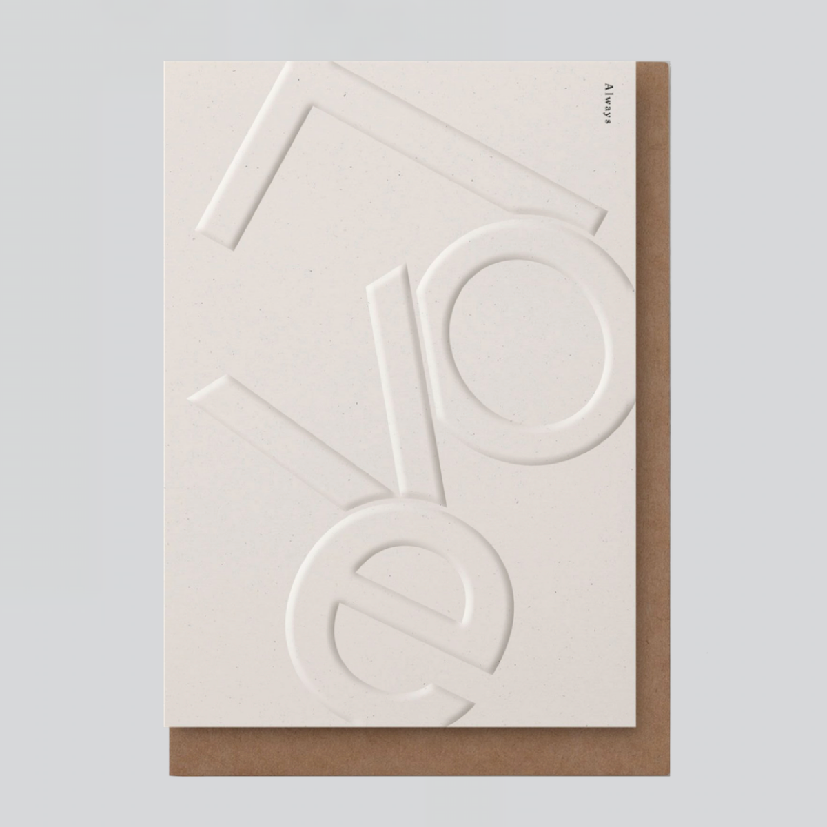 Karte Love mit Umschlag