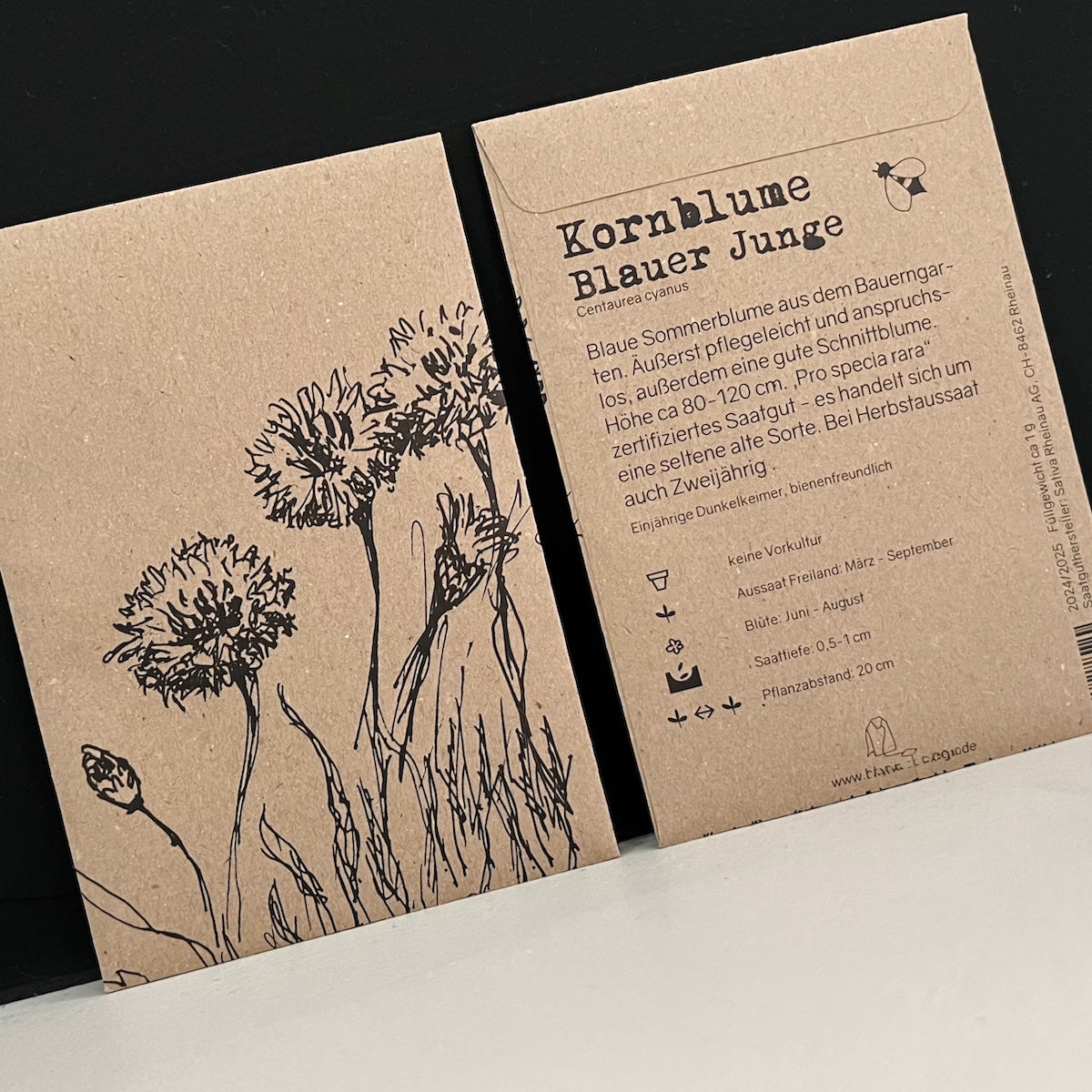 Samentüt Kornblumen