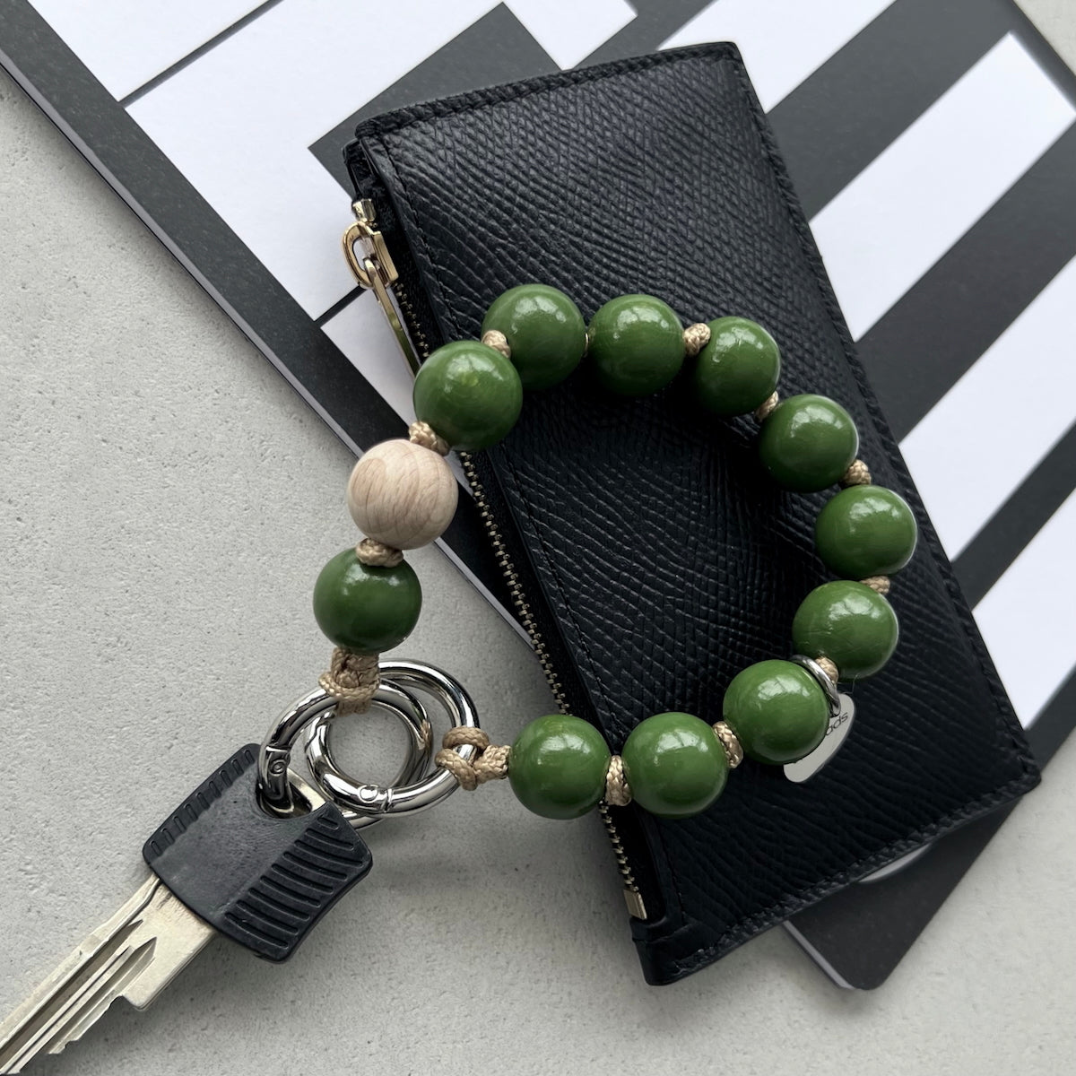 Schlüsselanhänger - Olive