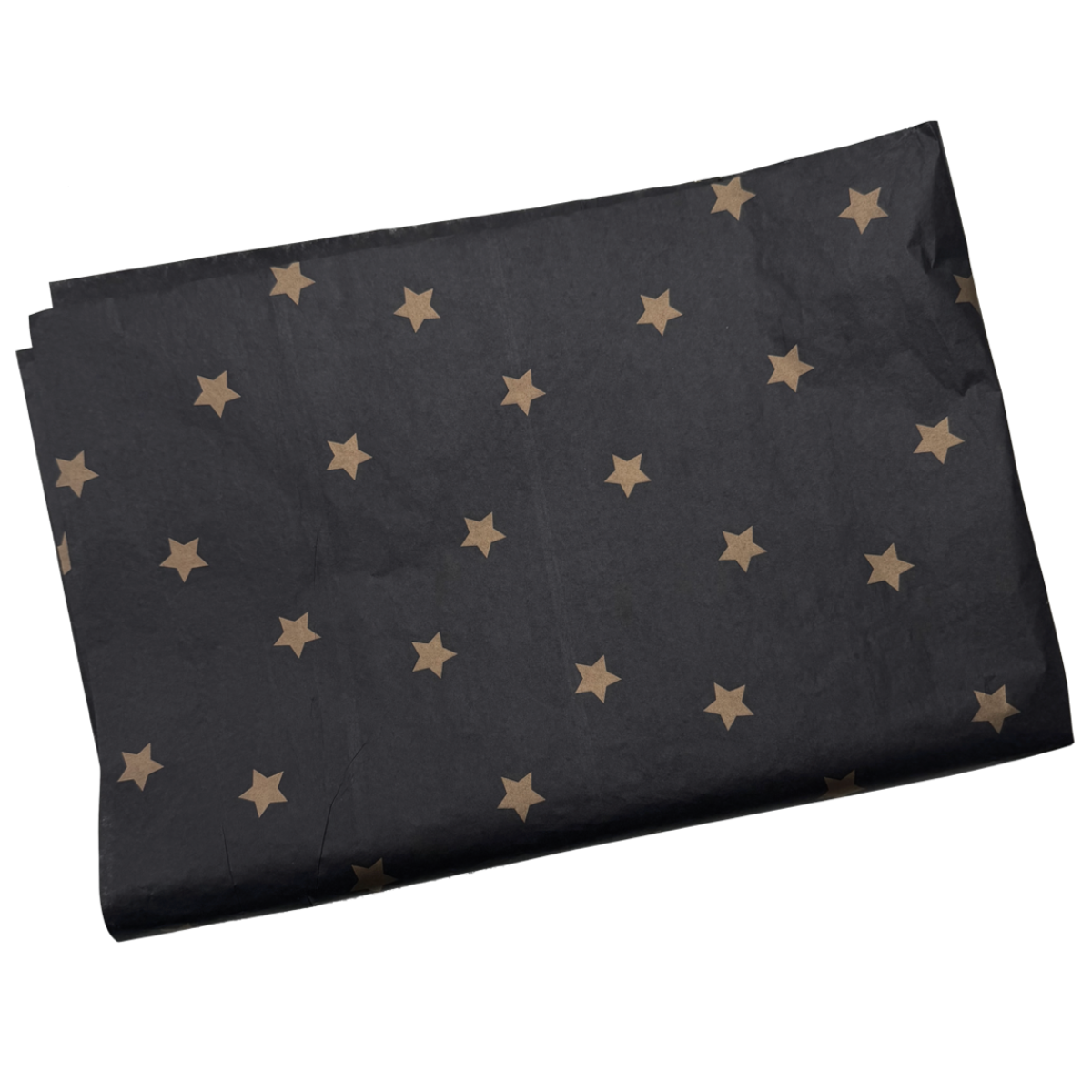 Seidenpapier mit goldenen Sternen