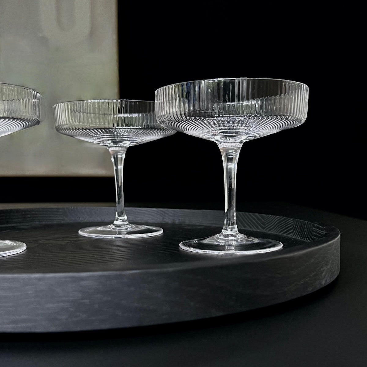 Rundes Holztablett - Passe Partout