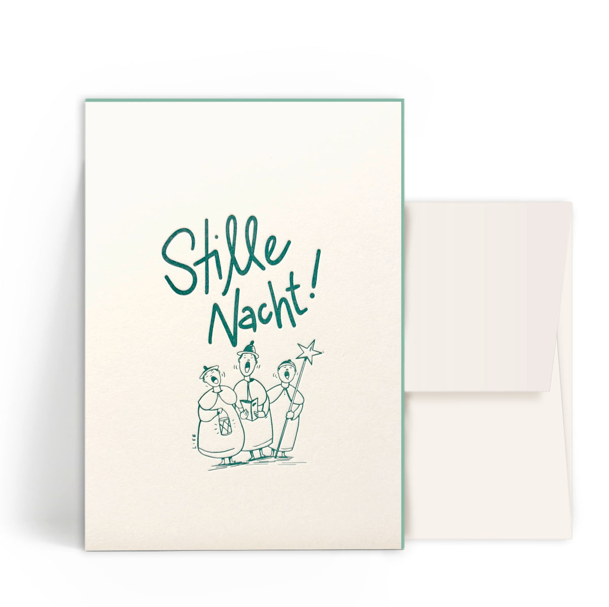 Karte mit Umschlag - Stille Nacht !