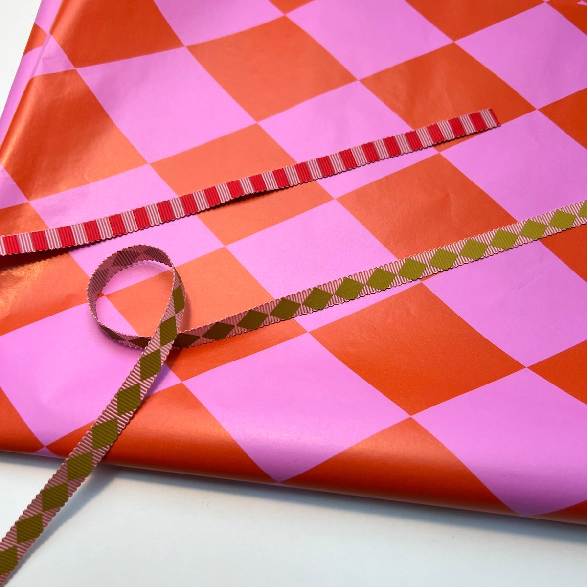 Seidenpapier - Harlekin Pink