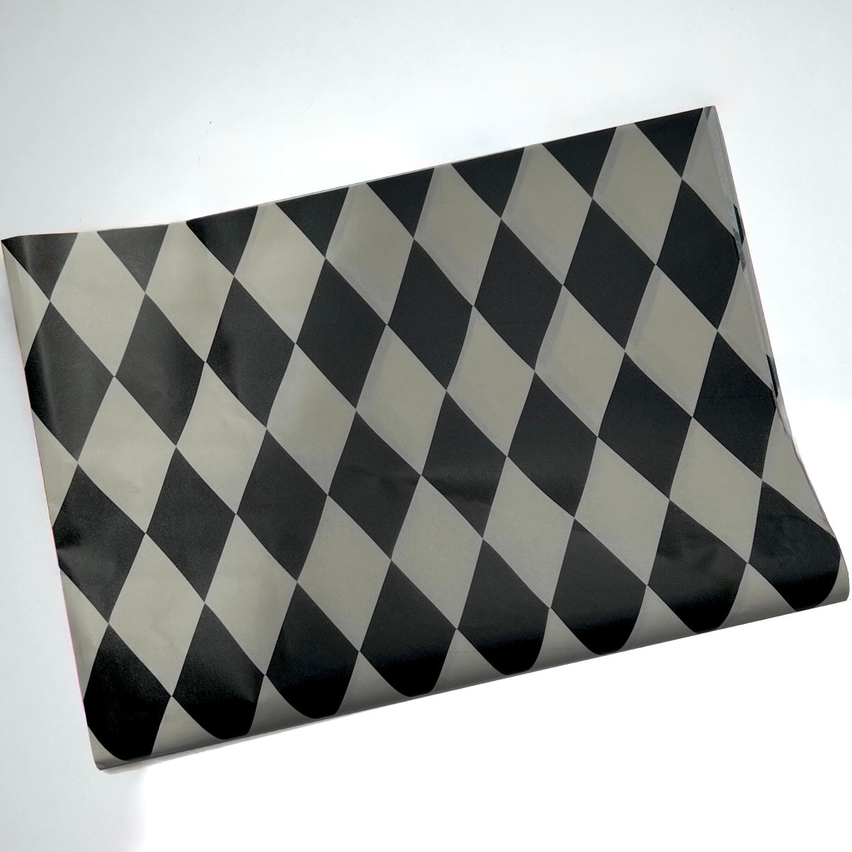 Seidenpapier - Harlekin Black