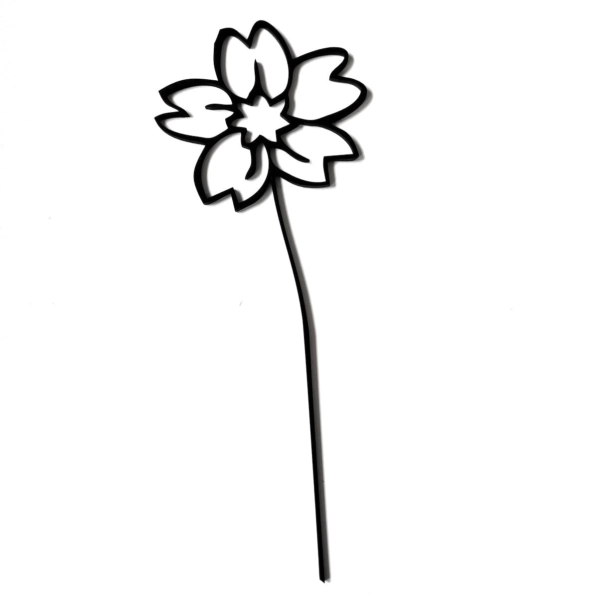 Deko Holzblumen - in zwei Varianten