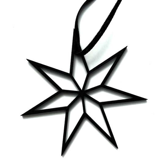 Anhänger Stern aus Holz