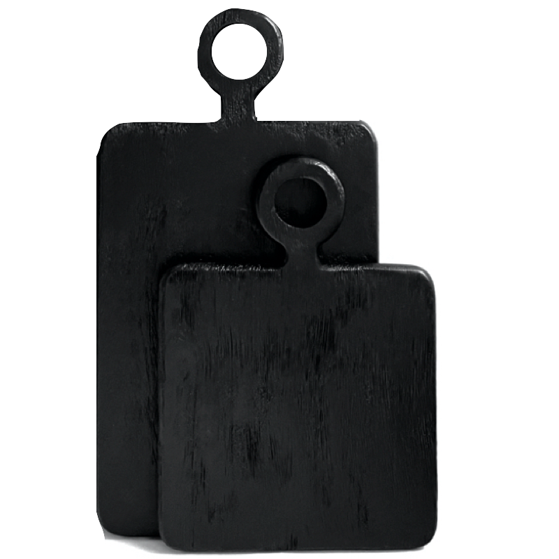 Holzbrett eckig - in zwei Größen