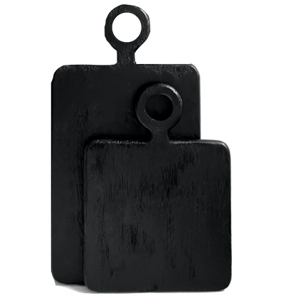 Holzbrett eckig - in zwei Größen