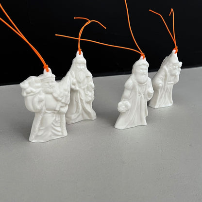 Porzellananhänger - Santa