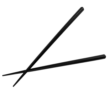 Schwarze Holz Essstäbchen