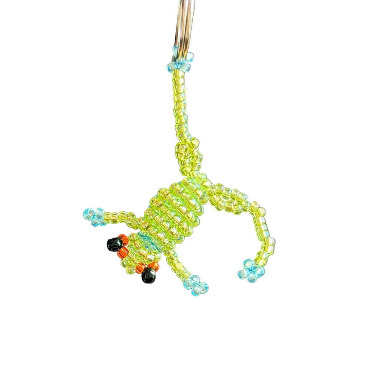 Frosch Schlüsselanhänger hellgrün