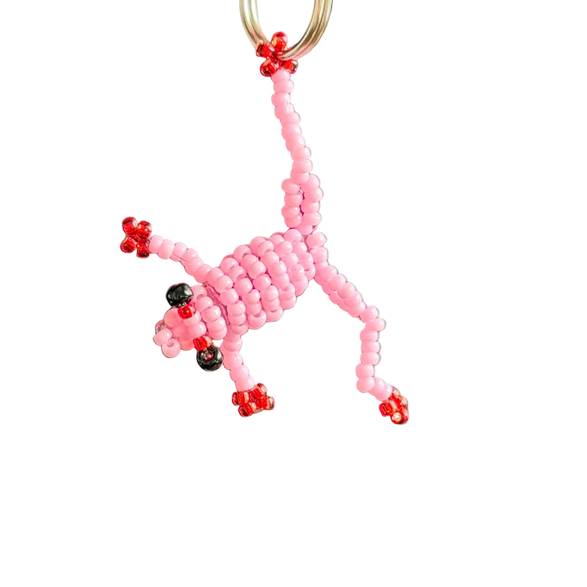 Frosch Schlüsselanhänger rosa