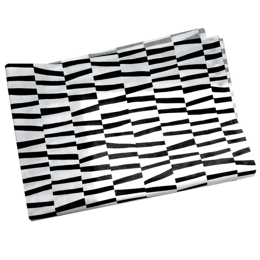 Gestreiftes Seidenpapier