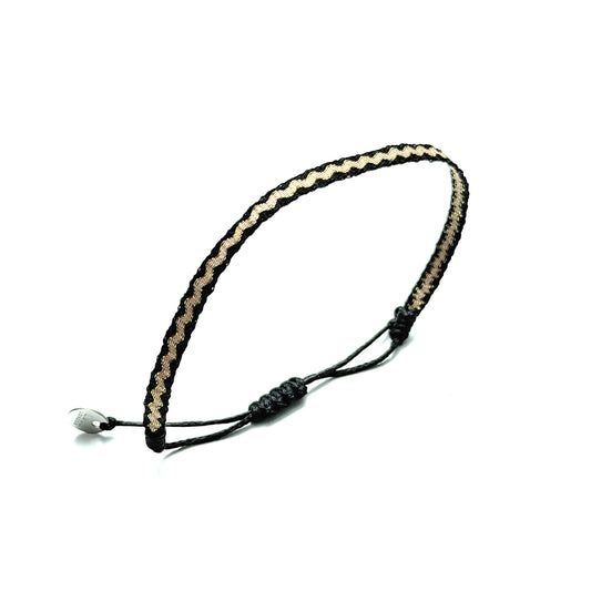 Armband - Schwarz & Taupe