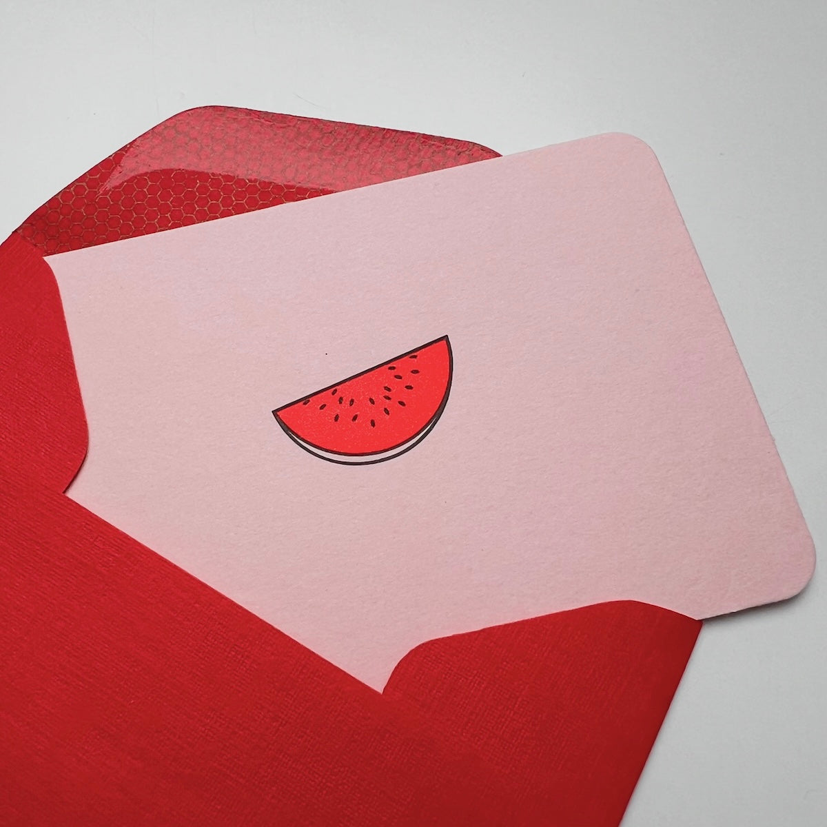 Minikarte mit Umschlag von Le Typographie
