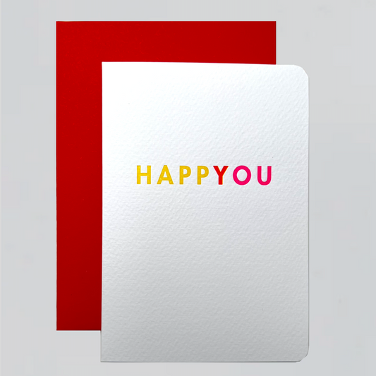 Fröhliche Geburtstagskarte mit Umschlag 