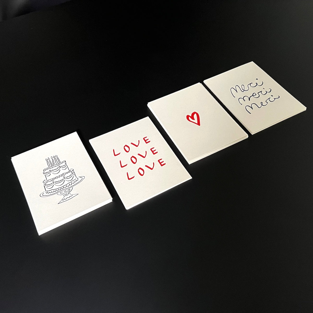 Ausgefallene Postkarten  l atelier Samedi