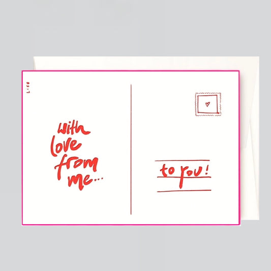 Karte - with love from me...