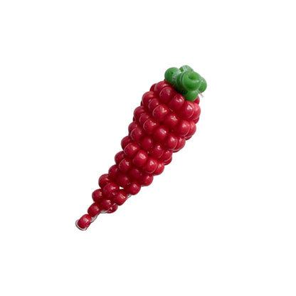 Magnet Kleine Chilli aus Glasperlen