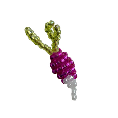 Magnet Kleines Radischen aus Glasperle