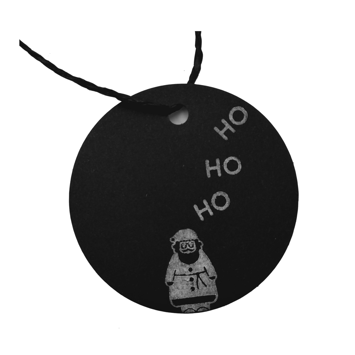 Runder Nikolaus Geschenkanhänger