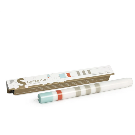 Kerze - Weiße Weihnacht