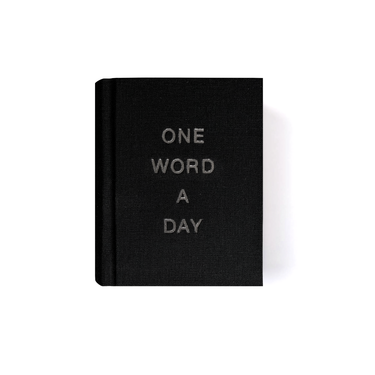 Schwarzes Notizbuch One Word A Day 