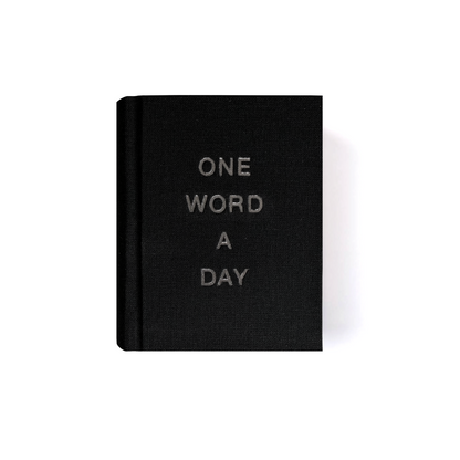Schwarzes Notizbuch One Word A Day 