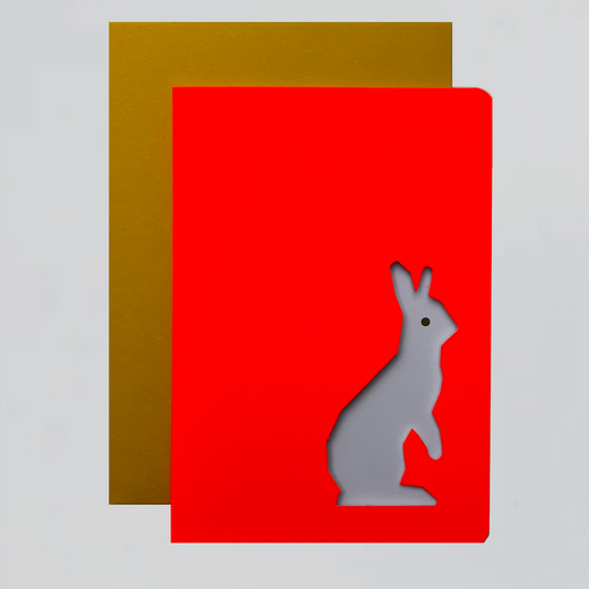 Oster Karte und Umschlag aus hochwertigem 300g Papier von Le;Typographe