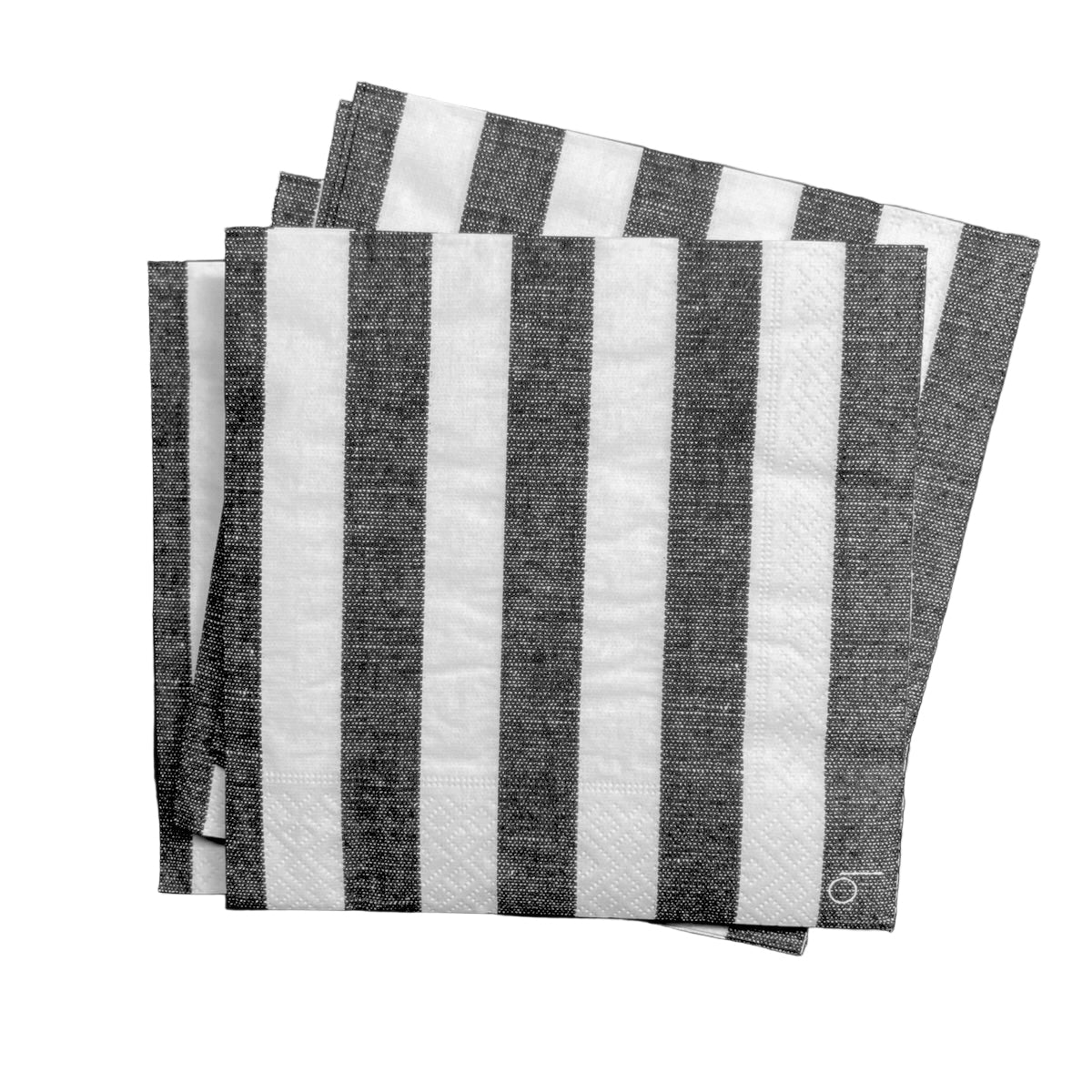 Gestreifte Papierservietten 