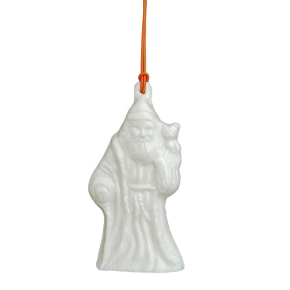 Nikolaus Weihnachtsanhänger aus Porzellan