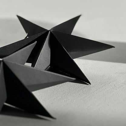 Schwarzer Papierstern
