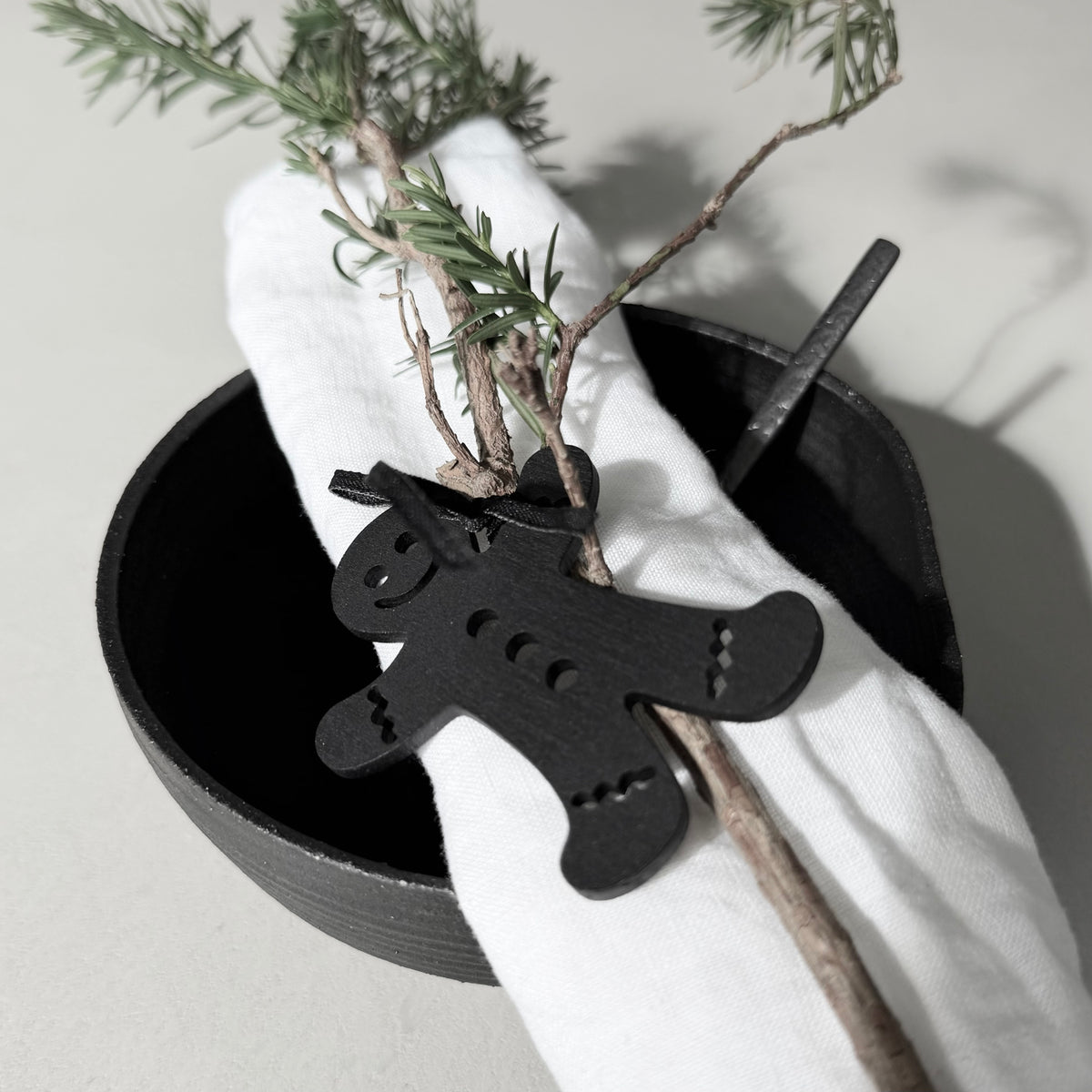 Stilvolle Tischdekoration zu Weihnachten