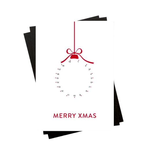 Postkarte - Weihnachtskugel