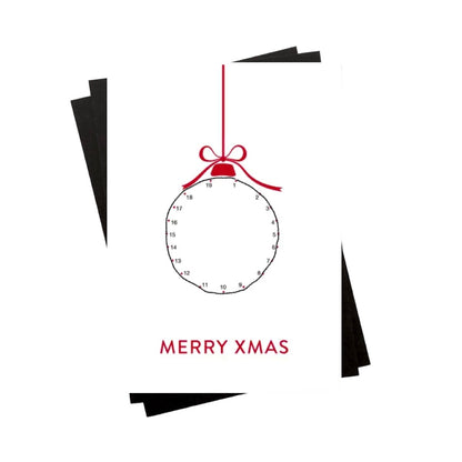 Postkarte - Weihnachtskugel