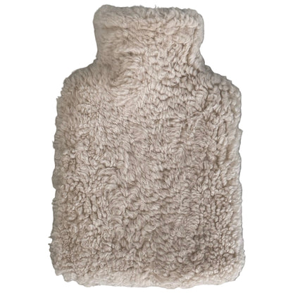 Wollweiße Lammfell Wärmflasche