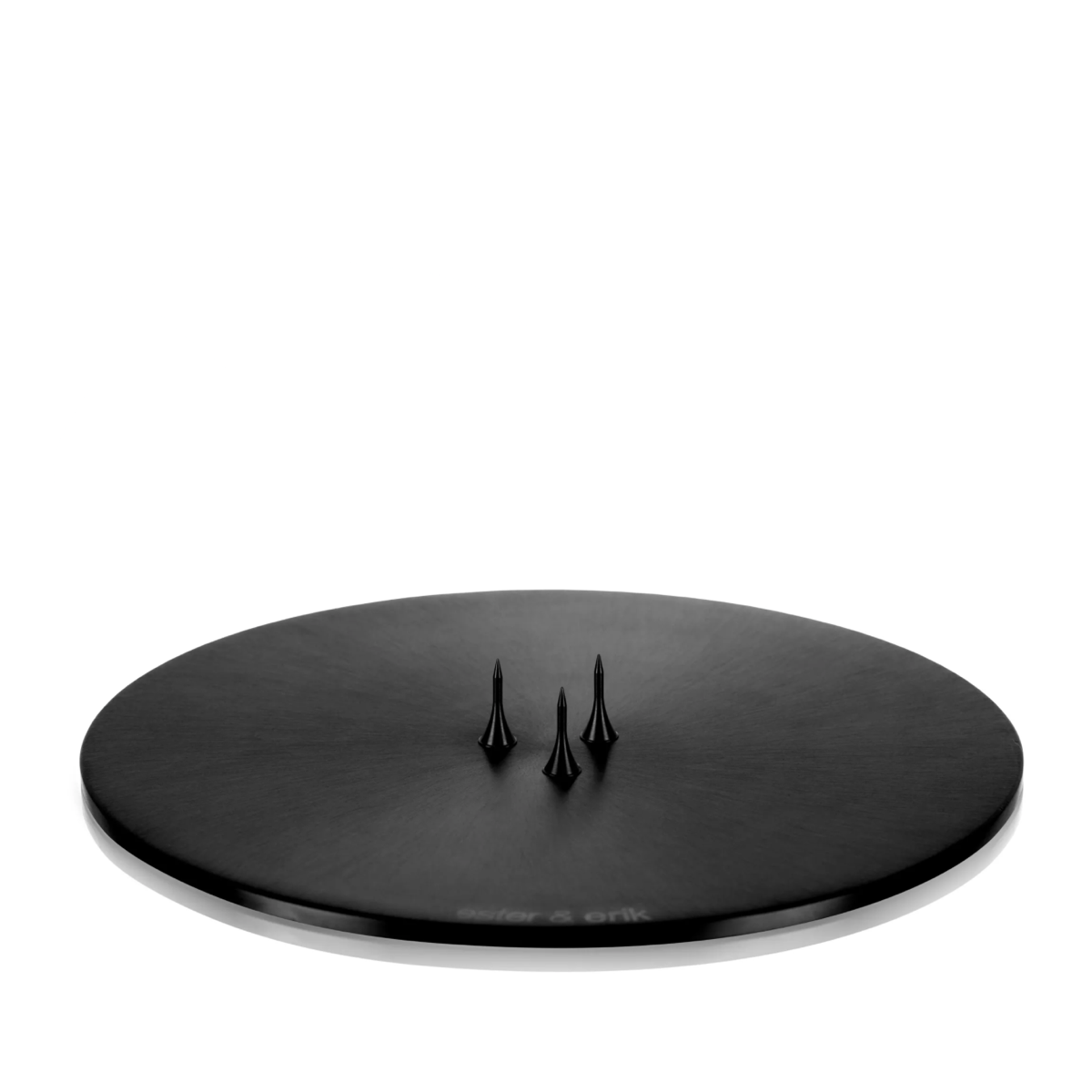 schwarzer kerzenhalter von ester erik  12cm