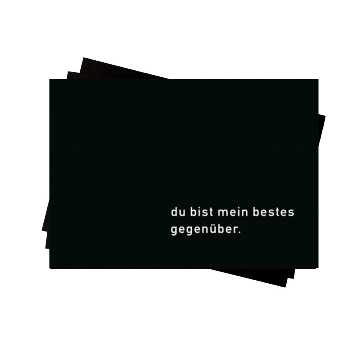 Postkarte - Bestes Gegenüber