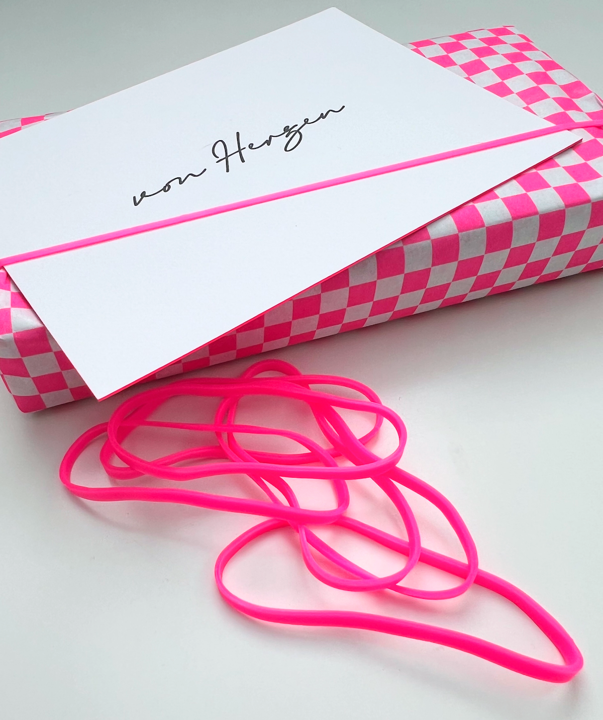 Gummiband - Neonpink