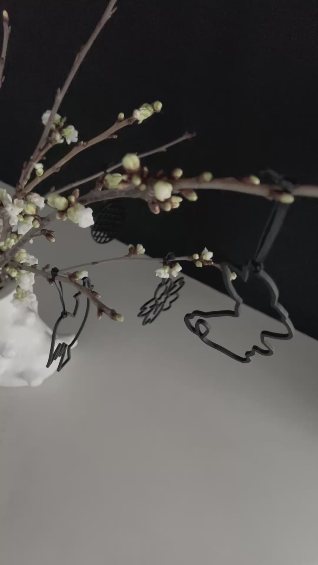 Osteranhänger aus 3mm Birkenholz.  