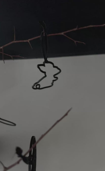 Anhänger aus Holz - Hennes