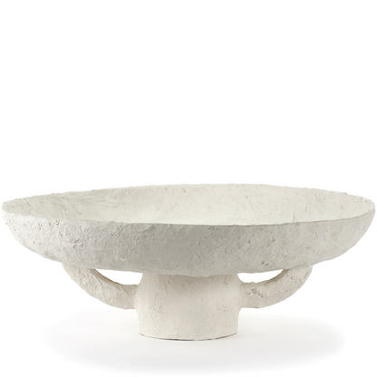 White Earth Schale von Serax aus Papier Marché