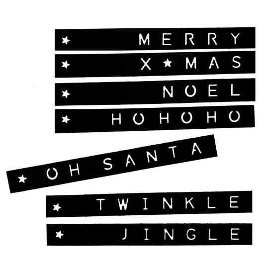 Gestanzte Anhänger - x☆mas
